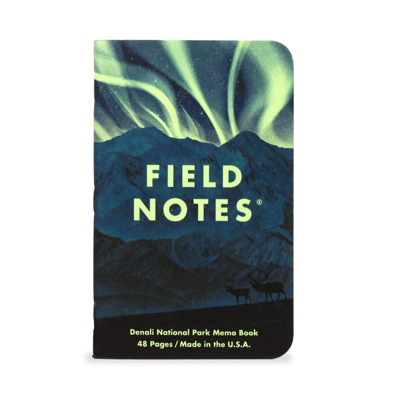 Field Notes: National Parks Series (Series E - Denali, Cuyahoga, Olympic) - Graph Paper Memo Book 3-Pack - 3.5 x 5.5 Inch - Image 2