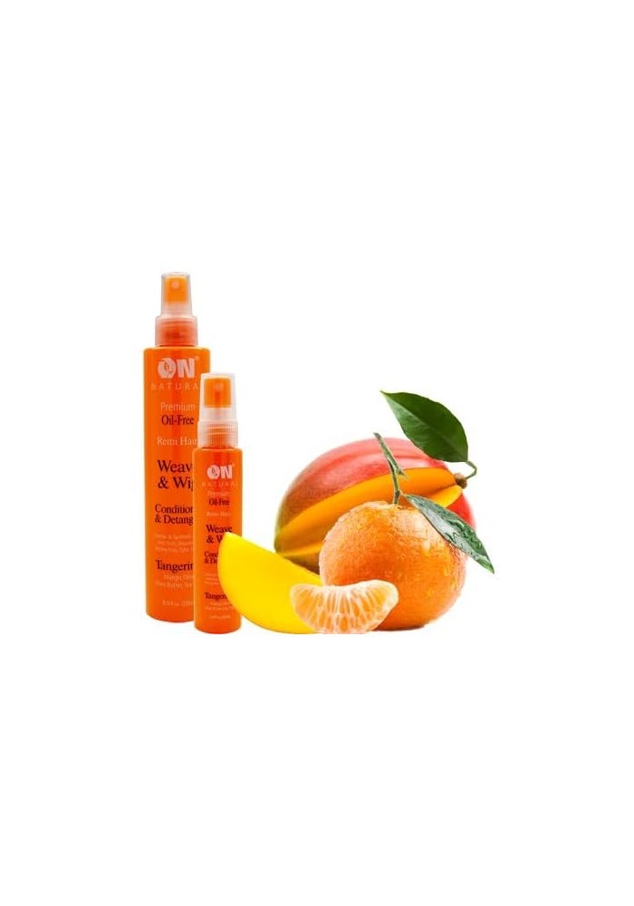 Next Image Organic Natural ON Premium Oil-Free Weave & Wig Conditioner & Detangler - Tangerine Scent, 2.0 fl oz - Image 2
