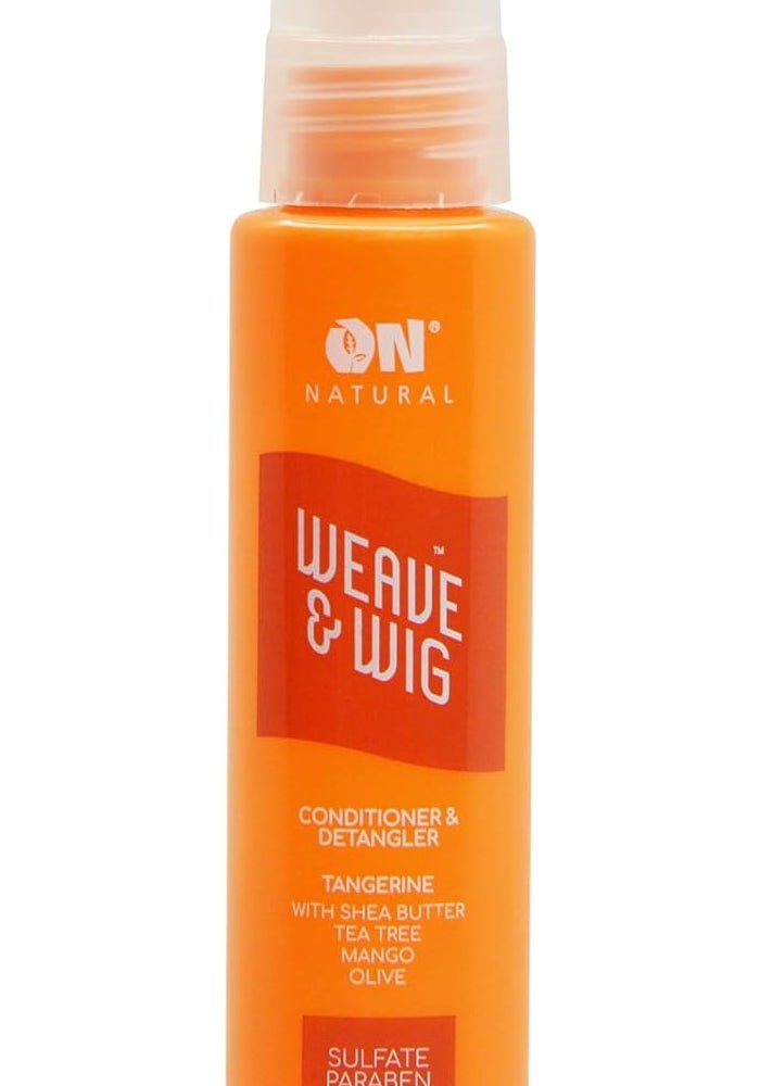Next Image Organic Natural ON Premium Oil-Free Weave & Wig Conditioner & Detangler - Tangerine Scent, 2.0 fl oz - Image 5