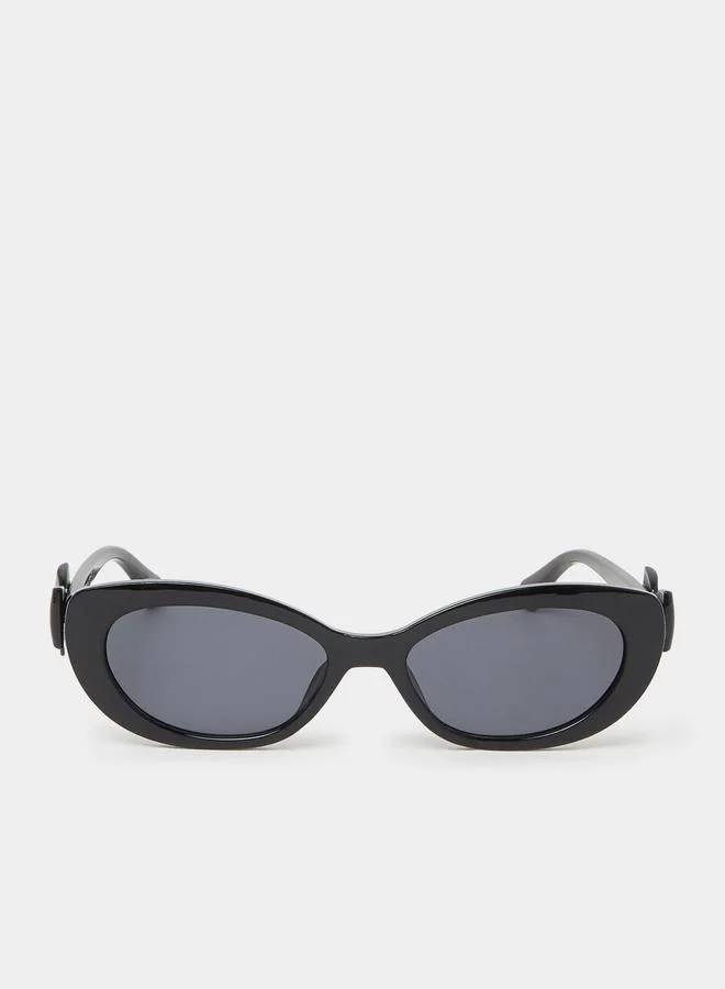 ستايلي Bow Arm Design Cat Eye Sunglasses
