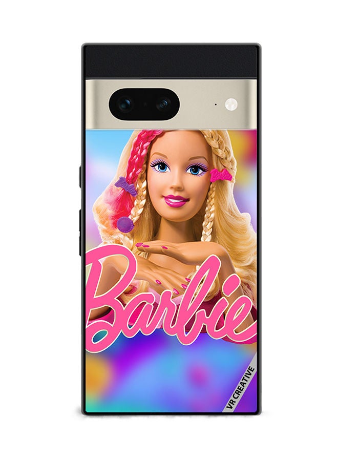 VR CREATIVE Protective Case Cover For Google Pixel 7 Pny Barbie Design Multicolour - Image 1