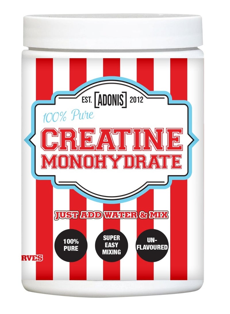 آدونیس مكمل غذائي أدونيس كرياتين مونوهيدرات نقي 100%، 500 غرام