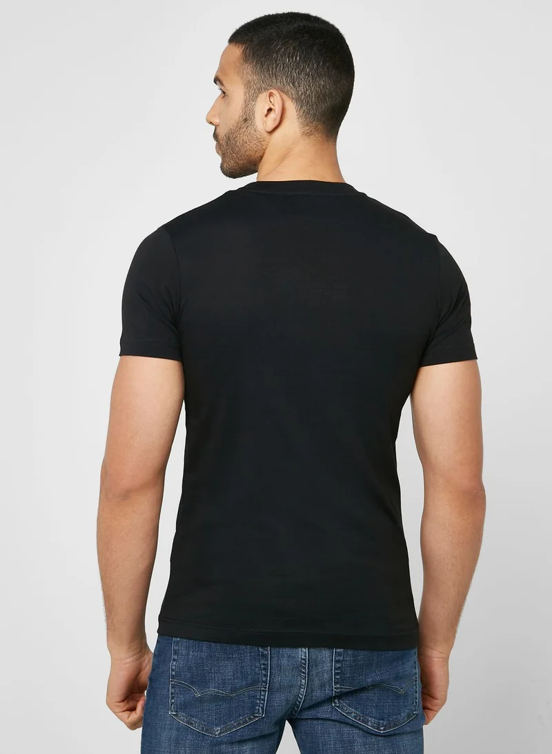 DIESEL Logo Crew Neck T-Shirt