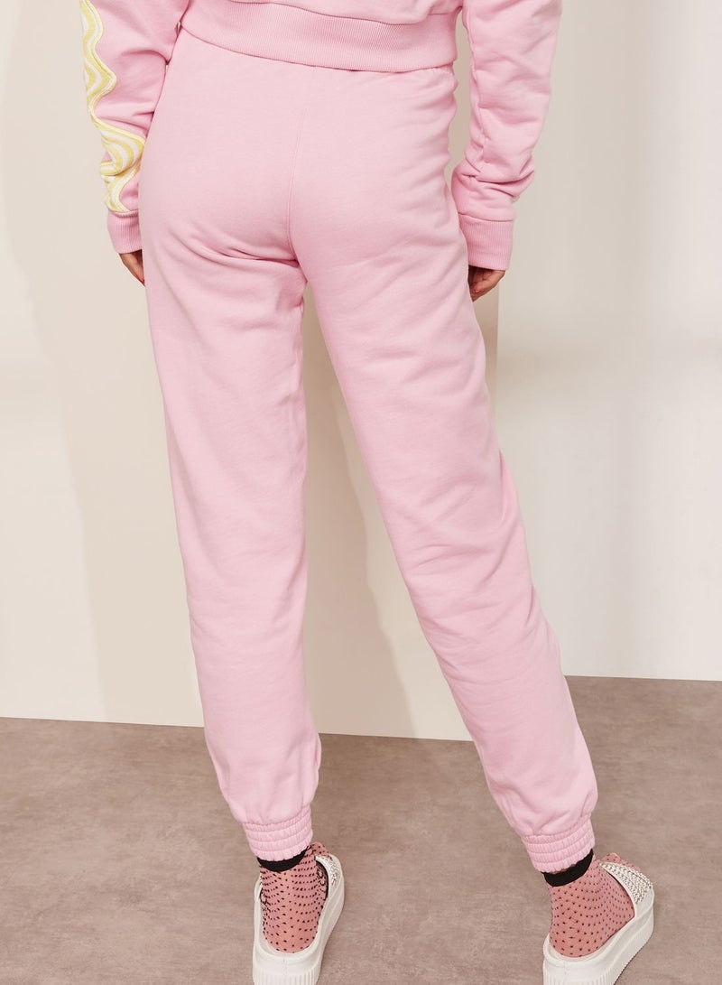 house of holland Wave Applique Trim Applique Trim Sweatpants  - Image 2