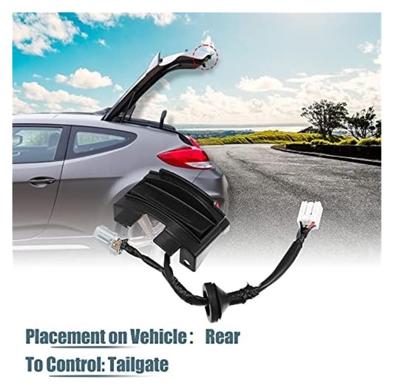 Vuzmode Trunk Tailgate Handle Release Switch for Hyundai Veloster - Image 4