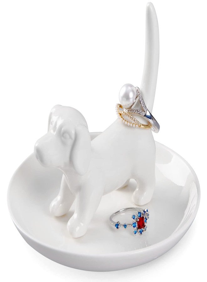 Spegiffu Dog Mom Gifts for Women - Dog Ring Holder Jewelry Dish Tray, Ring Stand for Ring Organizer, Funny Dog Themed Gifts for Dog Lovers, Dog Mom, Birthday Valentine's Xmas Gifts for Women - Image 1