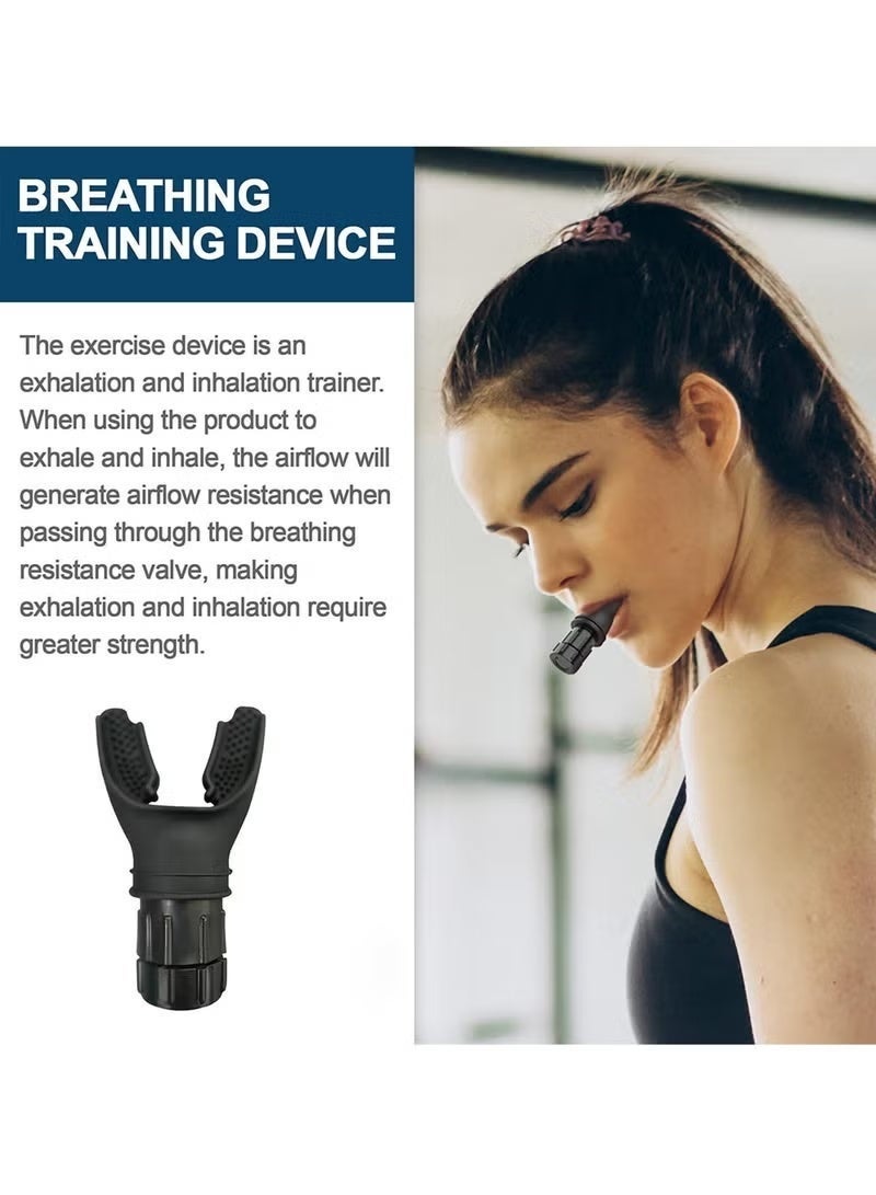 Ruili Portable Lung Trainer, Breathing Exercise Device, Resistance Training Tool for Oral and Muscle Exercise, Daily Fitness Training, Easy-to-Clean Design (2-Pack) - Image 4