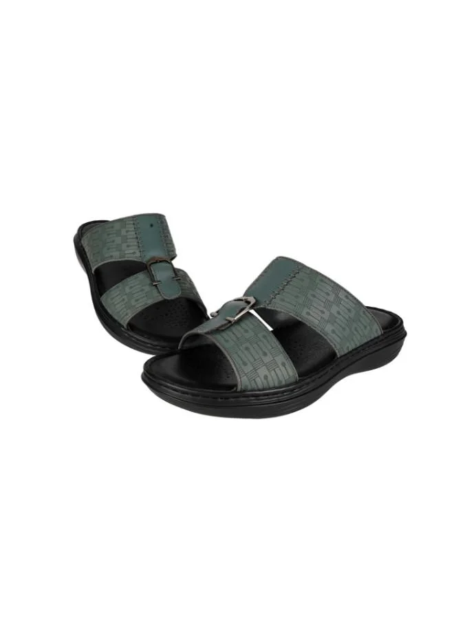 بارجيل أونو 008-3460 Barjeel Mens Arabic Sandals 21410-11 Grey