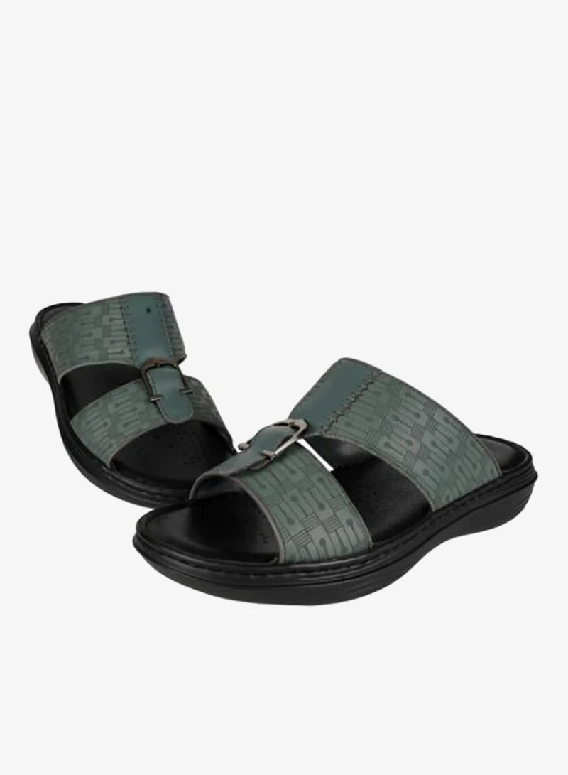 barjeel uno 008-3460 Barjeel Mens Arabic Sandals 21410-11 Grey