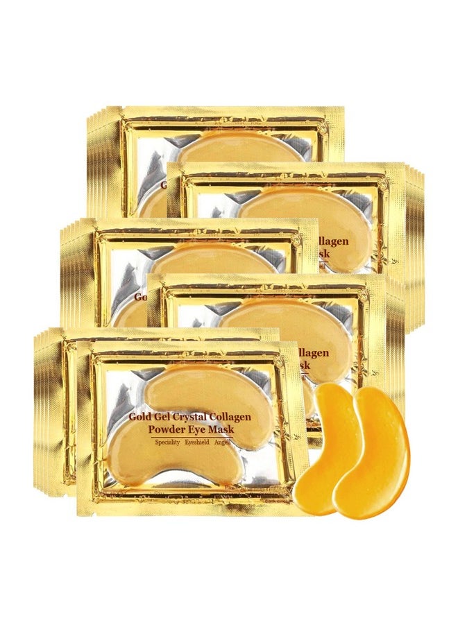 Jakuva - 30 Pairs 24K Gold Collagen Eye Masksunder Eye Patches For Puffy Eyesdark Circles & Reduce Wrinklesgel Moisturizing Eye Masks For Face Careunder Eye Mask Bulk For Your Skin Caregold - Image 1