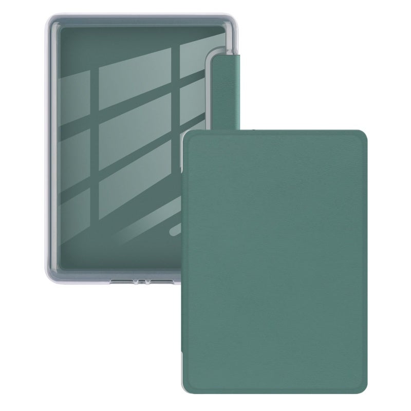 Smart E-Book Case: Dark Night Green, Ultra-Lightweight 102g, Durable Artificial Leather & Polycarbonate - Tailored Fit For 6.0-Inch Kindle 11 For E-Book Device Users - Image 2