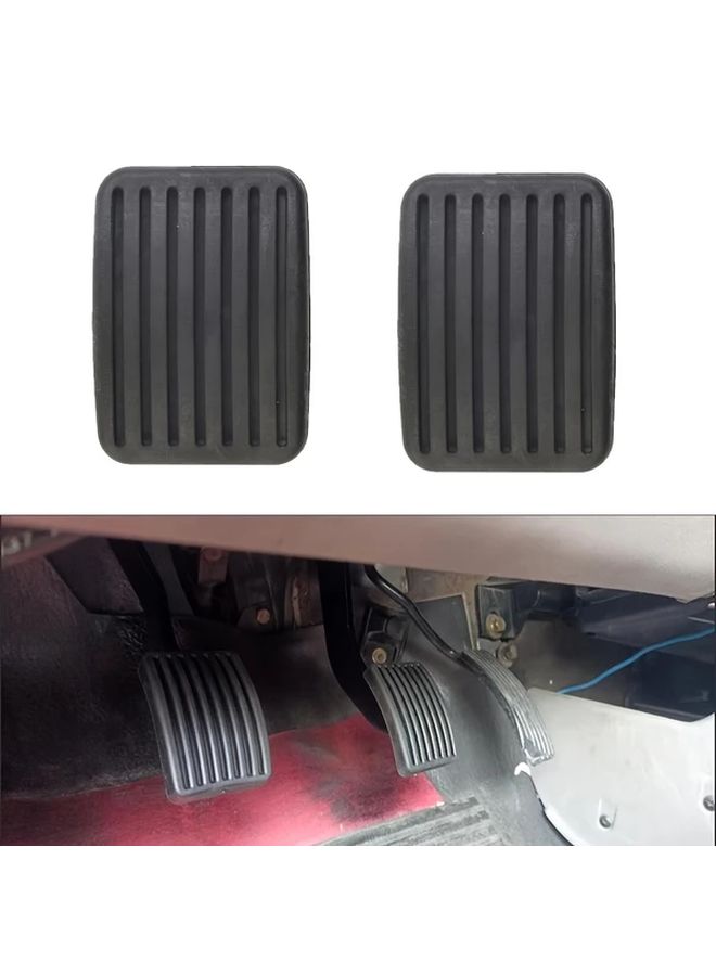 2pcs Car Clutch Brake Pedal Pads Rubber Anti Slip Cover For Hyundai Kia Models - Image 1