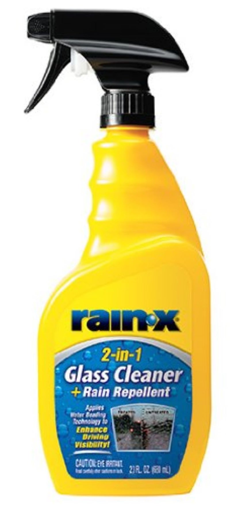 Rain-X راين-إكس 5071268-6PK منظف زجاج 2 في 1 مع طارد للمطر - 23 أونصة (عبوة من 6) - Image 5