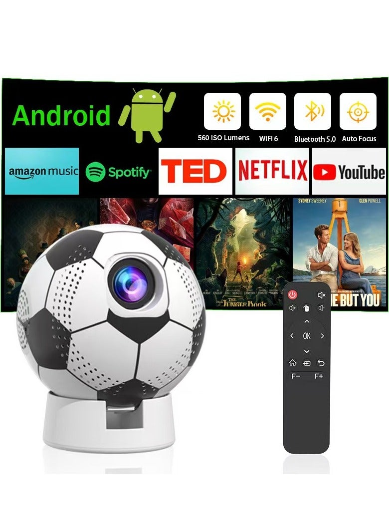 Q8 Projector - Football World Cup Projection Device - Electric Focus - Home Use - Office - Sports Large Screen - Connect to Mobile Device for Projection - Image 1