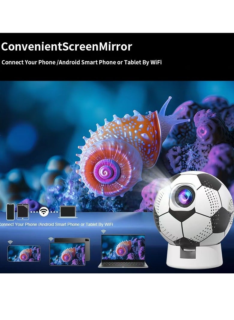 Q8 Projector - Football World Cup Projection Device - Electric Focus - Home Use - Office - Sports Large Screen - Connect to Mobile Device for Projection - Image 2
