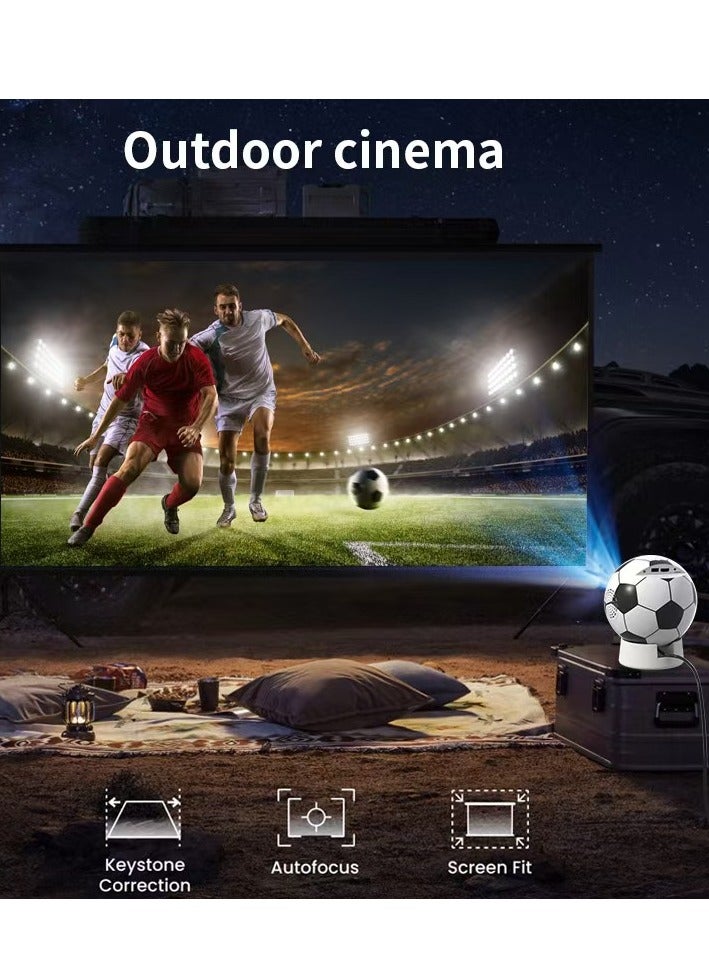 Q8 Projector - Football World Cup Projection Device - Electric Focus - Home Use - Office - Sports Large Screen - Connect to Mobile Device for Projection - Image 4