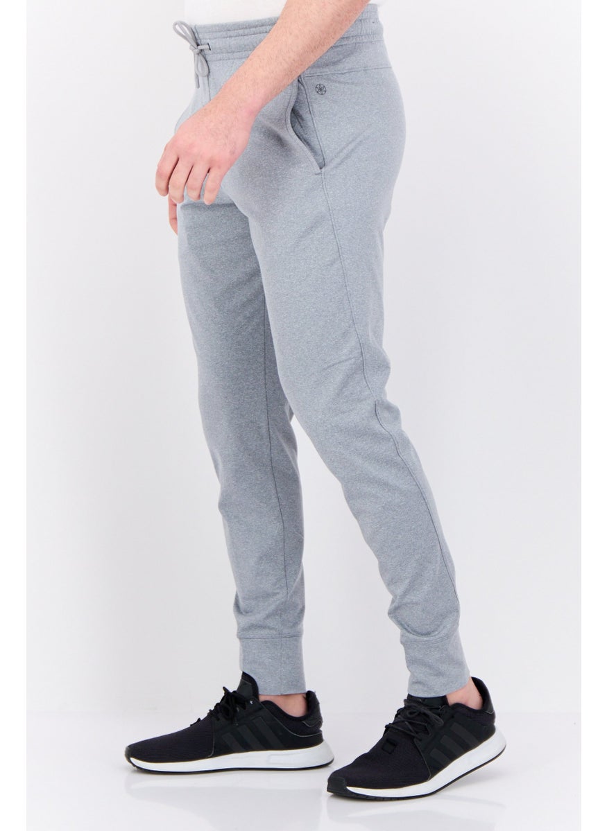 Gaiam - Men Sportswear Fit Outdoor Sweatpants, Light Grey - Image 1