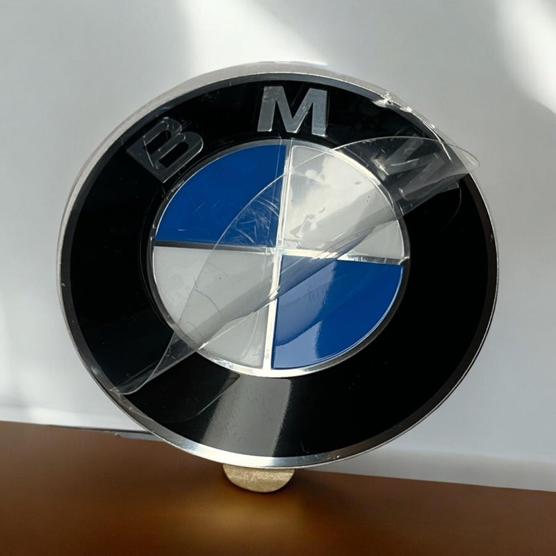 BMW Wheel Center Cap Emblem 58mm GENUINE hubcap logo roundel sticker - Image 2