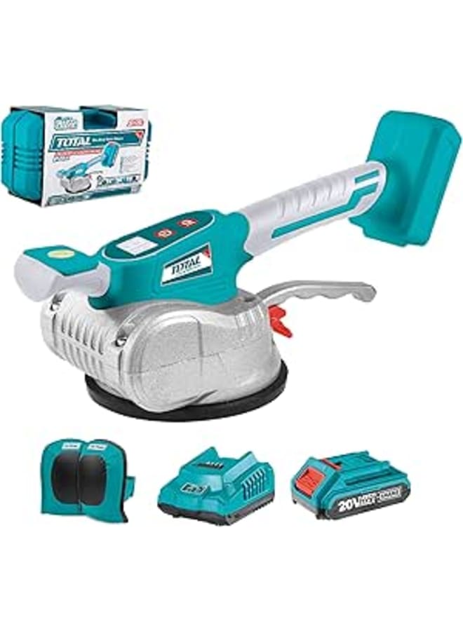 جهاز هزاز سيراميك يعمل بالبطارية من TOTAL TTVLI20101 + شاحن ومجموعة حماية للركبة