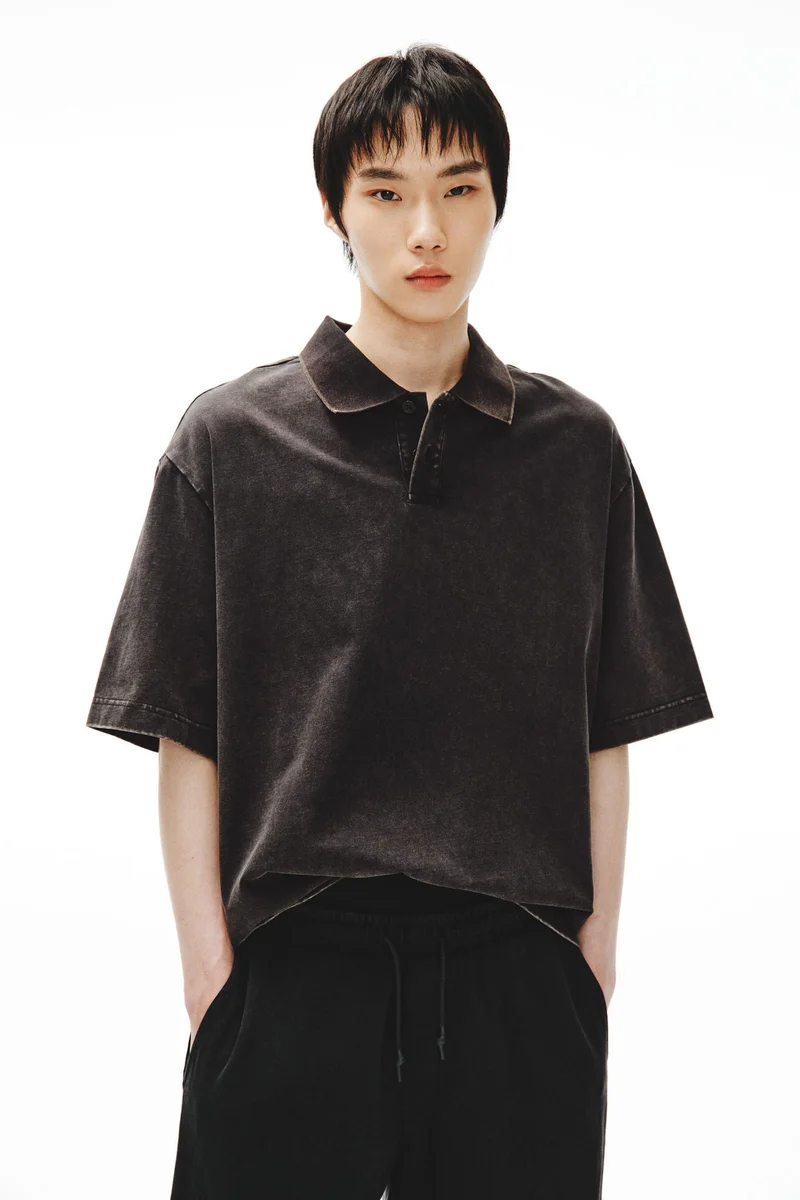 H&M Loose Fit Cotton polo shirt