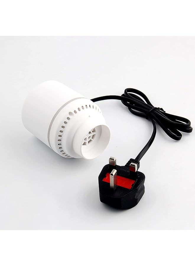 Rightsure مضخة هواء كهربائية محمولة تعمل بالتفريغ، حقيبة ضغط كهربائية، مضخة هواء كهربائية موفرة للمساحة، تخزين فراغي لشفط الهواء للملابس والفراش ولوازم السفر، صغيرة/32 مم - Image 1