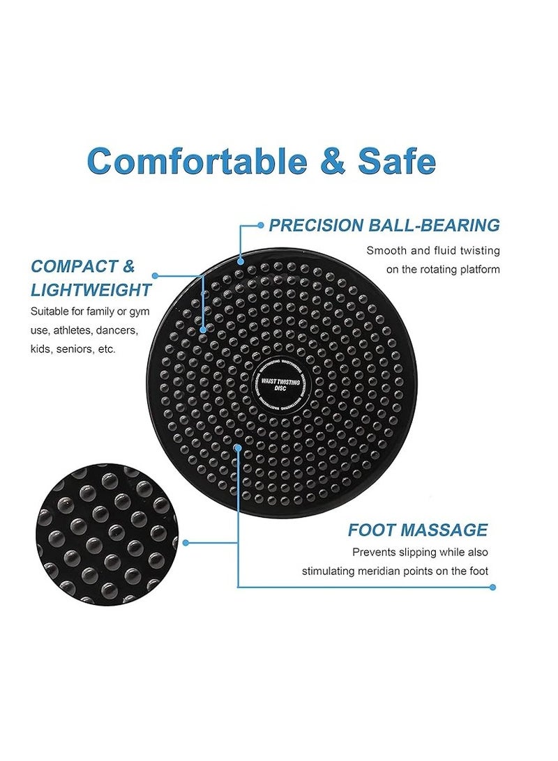 H PRO Waist Twister Rotating Board | Black - Image 2