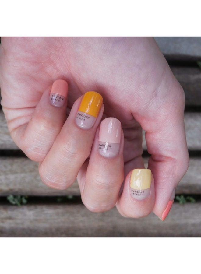 NODSPARK 16 piece Designer nail sticker(Summer Pantone) - Image 2