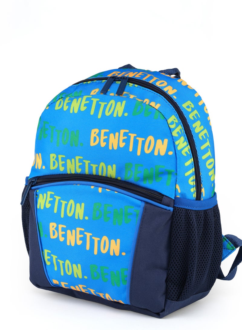 UNITED COLORS OF BENETTON UCB-12966 Navy Blue Unisex Preschool Backpack - Image 2