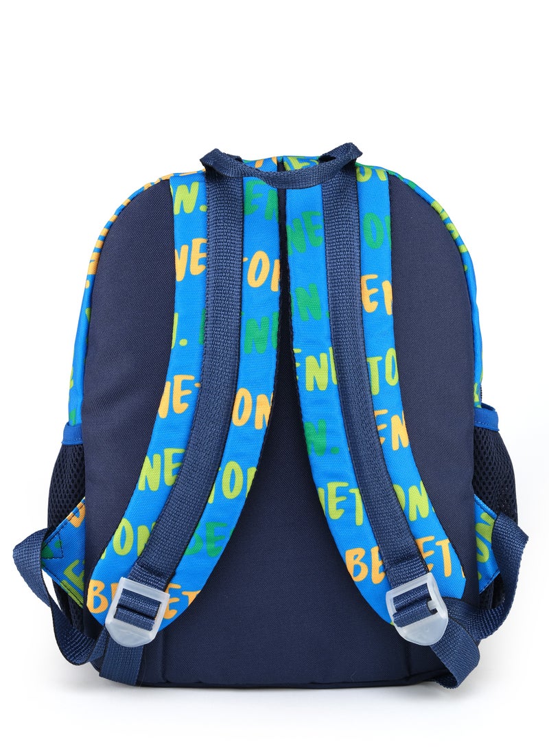UNITED COLORS OF BENETTON UCB-12966 Navy Blue Unisex Preschool Backpack - Image 5