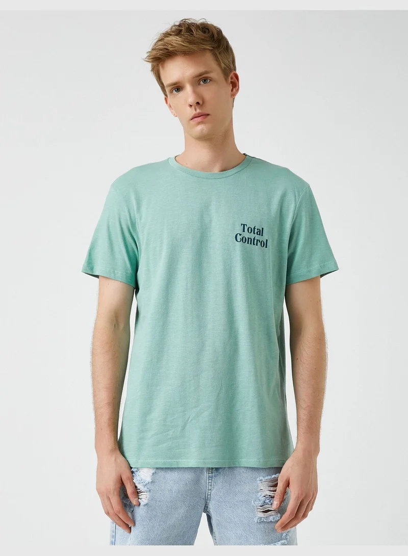 KOTON Printed T-Shirt Cotton