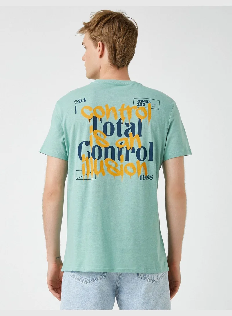 KOTON Printed T-Shirt Cotton