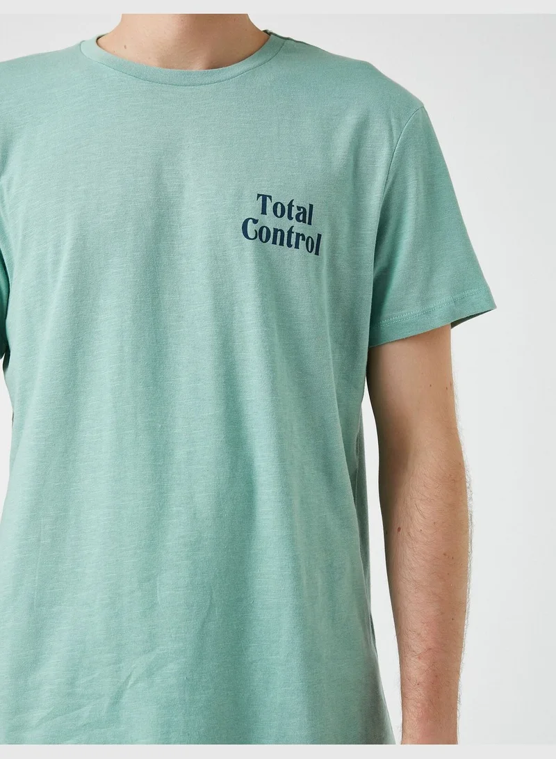 KOTON Printed T-Shirt Cotton