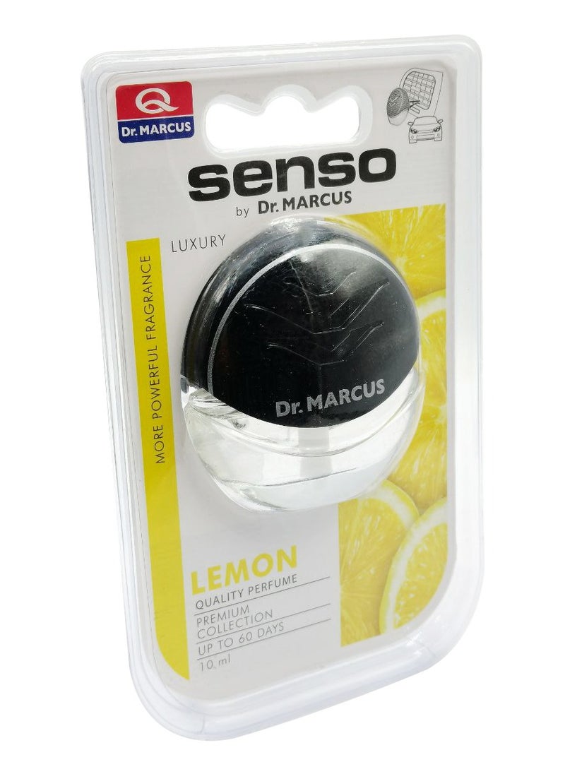 Dr.MARCUS - Lemon Senso Luxury Car Ac Vent Air Freshener Diffuser Quality Perfume Upto 60 Days 10ml - Image 1