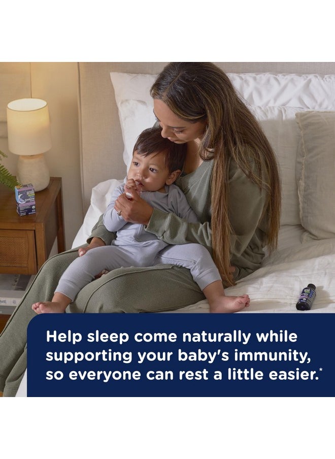 Mommy's Bliss - Mommy's Bliss Organic Baby Bedtime Drops + Overnight Immunity Support*, Promotes Restful Night, Melatonin Free, Age 4 Month+, 2 Fl Oz - Image 1