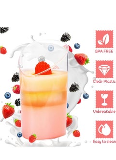 سيوسي أكواب الحلوى البلاستيكية مع ملاعق ، 100 PCS Mousse Cups يمكن التخلص منها من البلاستيك الصلب الشفاف آيس كريم أكواب المربعة المربعة مائلة مناسبة للحفلات ، وحفلات العطلات ، وأعياد الميلاد ، وما إلى ذلك.  - Image 3