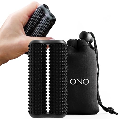 ONO Roller Handheld Fidget Toy for Adults Help Relieve Stress Anxiety Tension Promotes Focus Clarity Compact Portable Design Acupressure Full Size Aluminum - Image 1
