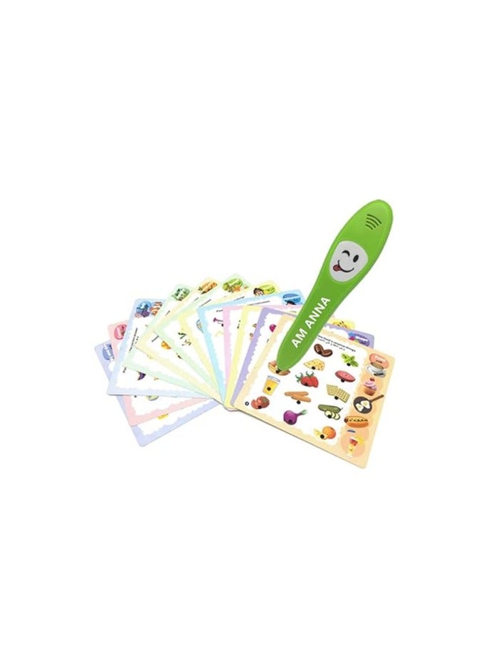 General AM Smart Learning Pen, English Voice Learn Card Kids Sound Learn Intelligent Logic Reading Pen Fun Educational Toy  - Image 1