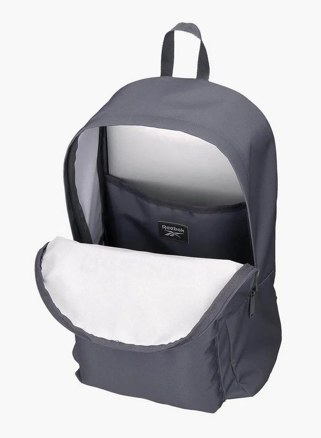 Reebok  Logo Print School Backpack With Adjustable Straps And Zip Closure - 38X19X43 Cm  | Best Price UAE