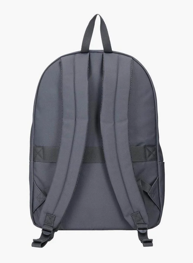 Reebok  Logo Print School Backpack With Adjustable Straps And Zip Closure - 38X19X43 Cm  | Best Price UAE