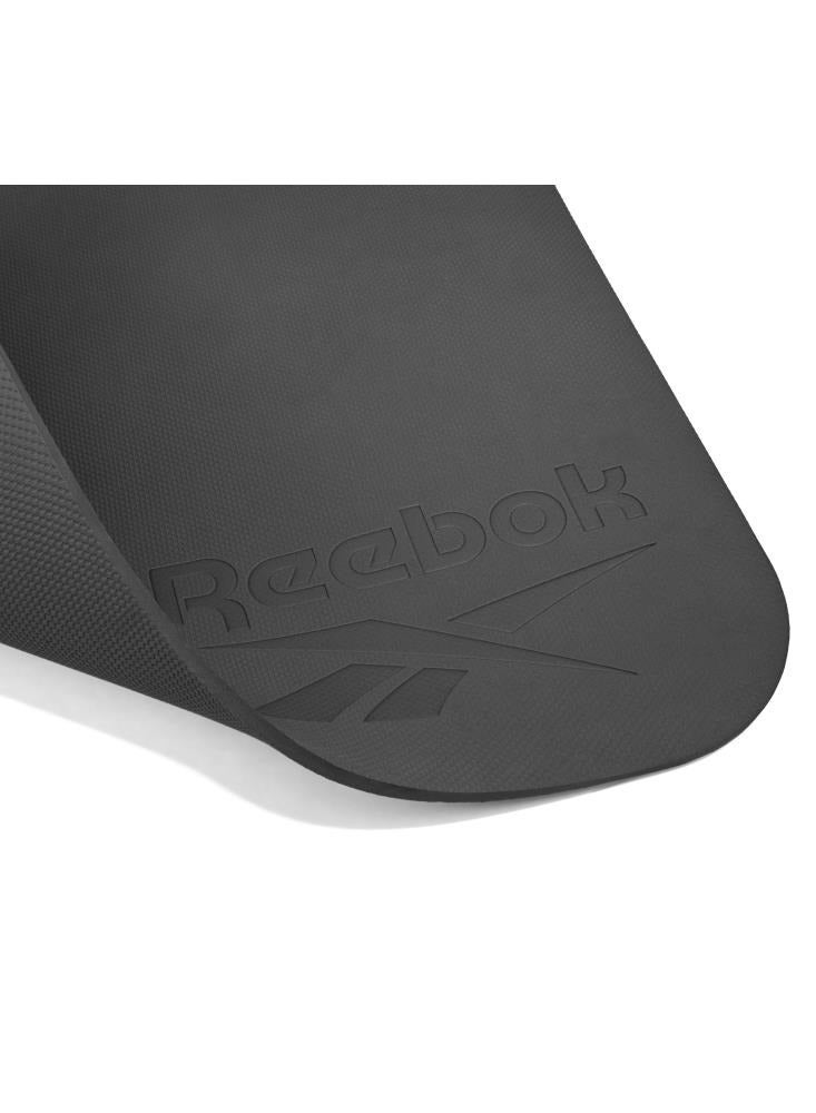 ريبوك حصيرة يوغا 6 مم سوداء – مبطنة ومقاومة للانزلاق لليوغا والبيلاتس واللياقة - Image 3