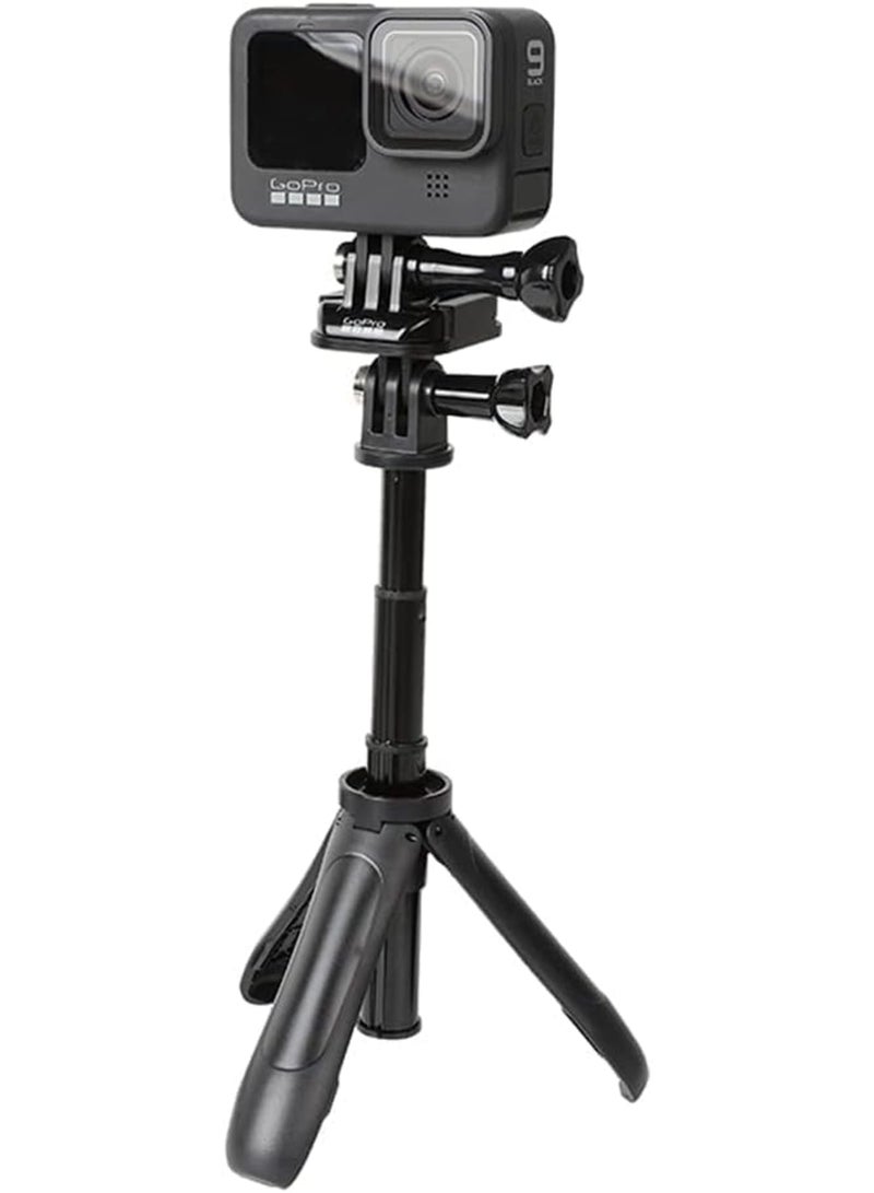 SYOSI Quick Release Base Tripod Adapter Mount Compatible with Hero 13 12 11Session Max, Insta360 One R, Action 5 4 3 2, Sports Cameras, Secure & Easy Attachment for Outdoor and Action Sports (Black) - Image 1