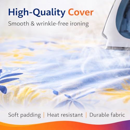 Maanit Wooden Heavy Self Standing Ironing Board/Table 18 Inch | Foldable Portable Iron Board with Iron Stand | Strong Stable Base for Home Use - Image 5