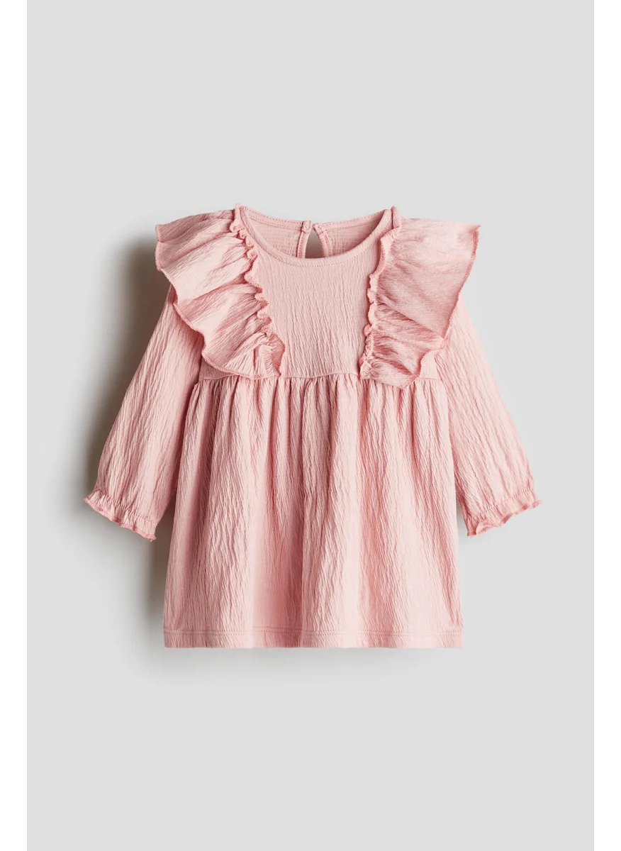 H&M Crinkled Jersey Dress