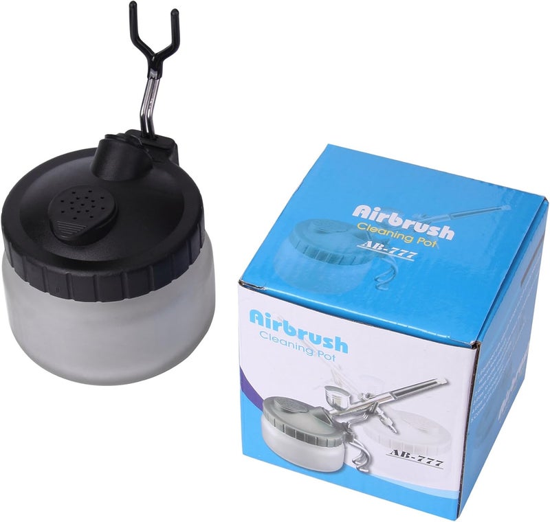 JIAKAI Multifunctional Airbrush Cleaning Pot Wash Station with Holder - Image 4