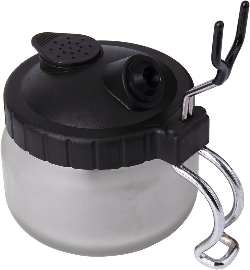 JIAKAI Multifunctional Airbrush Cleaning Pot Wash Station with Holder - Image 2