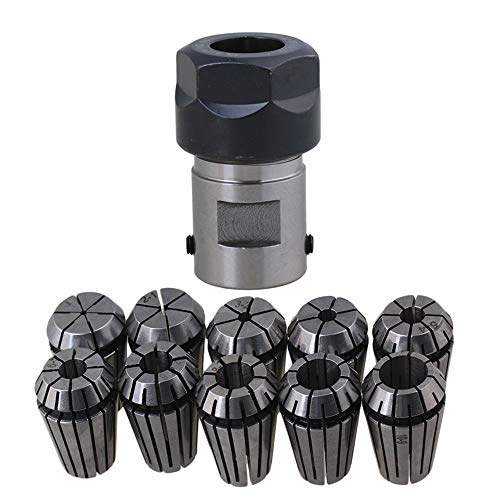 CNBTR 5mm CNC Spindle Motor ER16 Type A Extension Rod Collect Chucks Holder and 10pcs Spring Collet CNC Milling Lathe Tool Set for Workholding - Image 1