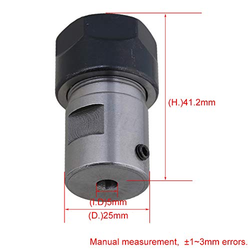 CNBTR 5mm CNC Spindle Motor ER16 Type A Extension Rod Collect Chucks Holder and 10pcs Spring Collet CNC Milling Lathe Tool Set for Workholding - Image 4