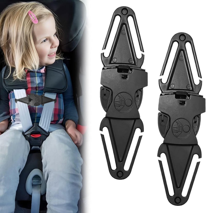 Eophmi Car Seat Clip Anti Escape - 2PCS Safety Clip for Child Car Seats - Image 1