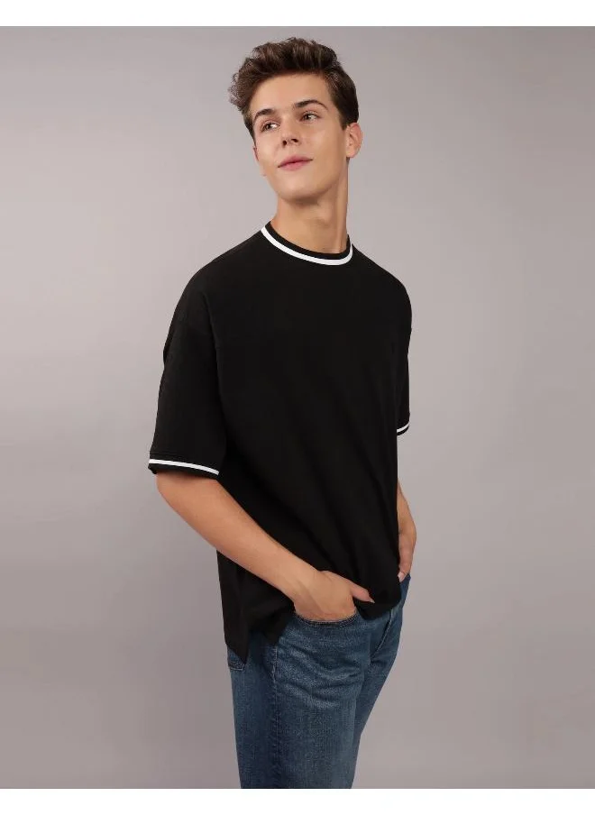 امريكان ايجل Oversized Ringer Pique T-Shirt