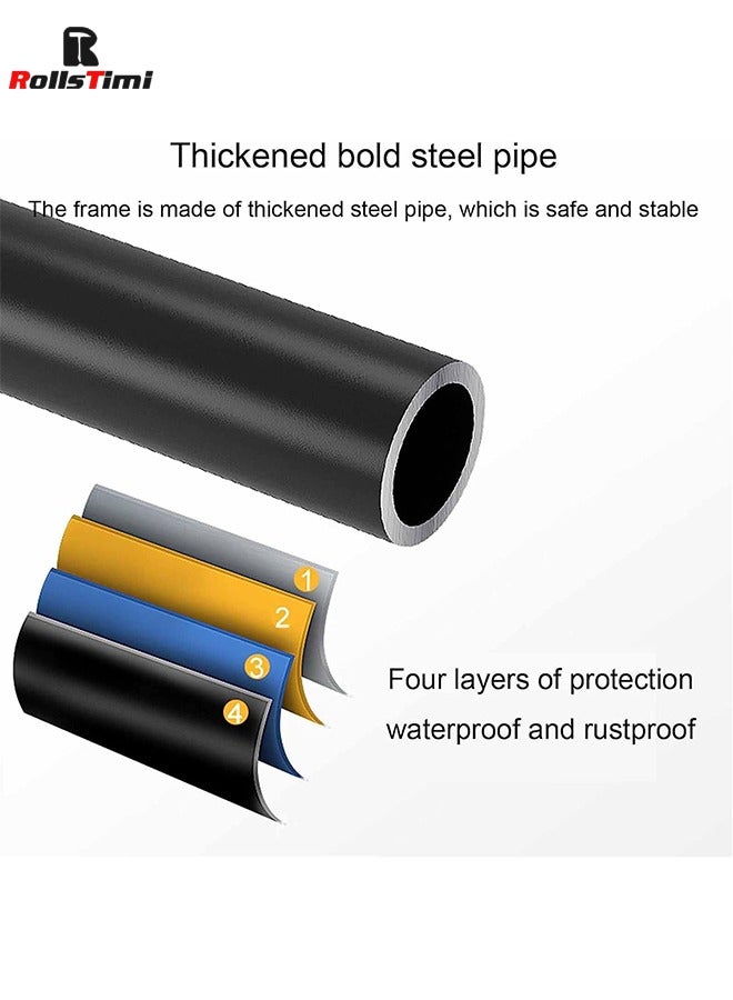 RollsTimi  3 Tier Over Toilet Storage Rack For Bathroom Shelf Washing Machine Storage Unit 25x160x47cm - Image 5